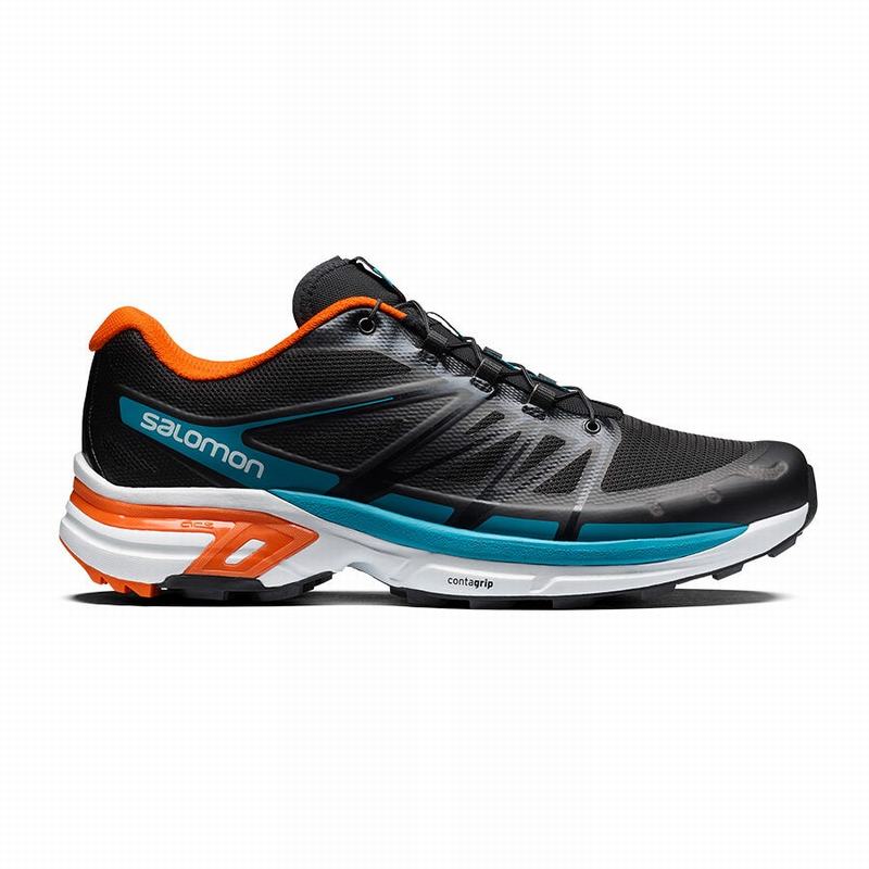 Salomon XT-WINGS 2 Zapatillas Trail Running Hombre - Negras / Azules - Colombia (60938-MGDO)